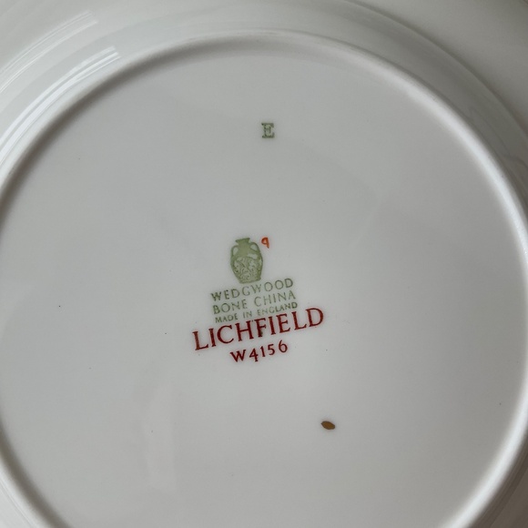 Wedgwood Bone China Lichfield Pattern 5-Piece Place Setting Vintage 1960… - Picture 3 of 5
